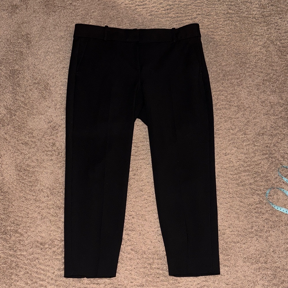J. Crew Classic Black Cameron croppeed Dress Pants